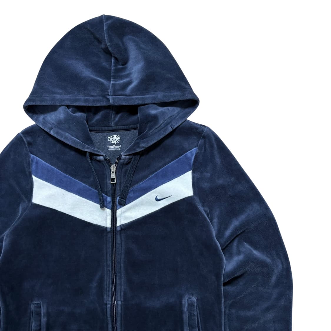 나이키 y2k 벨벳 후드집업 상품이미지2