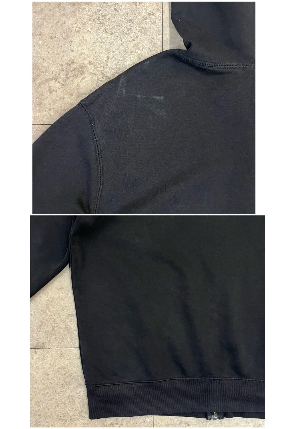 갭 기모 후드집업 블랙 L #csz3762 상품이미지8