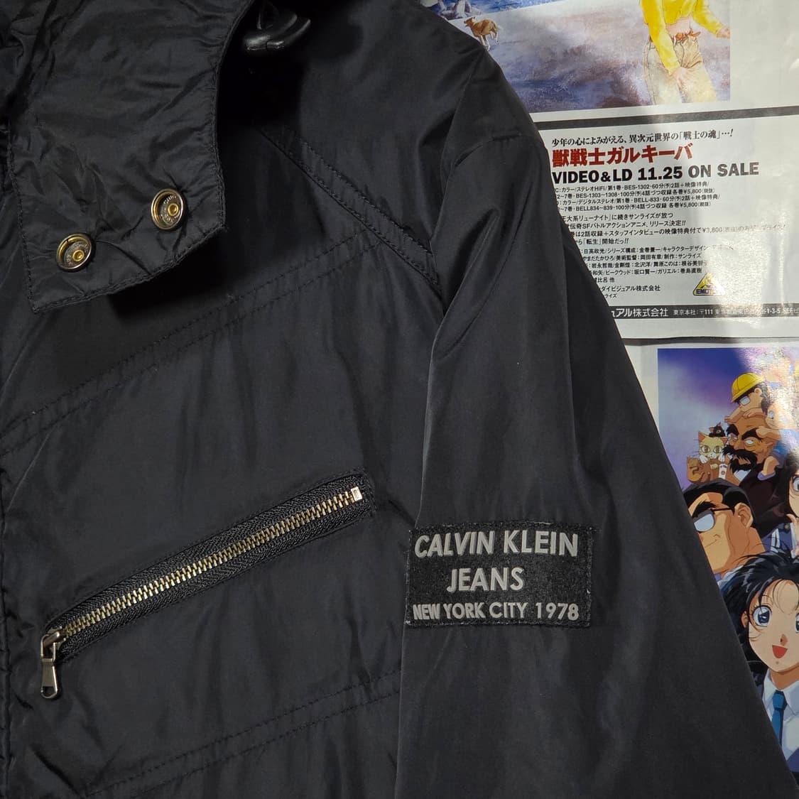 캘빈클라인 락시크 지퍼 덕다운 패딩 점퍼 상품이미지4