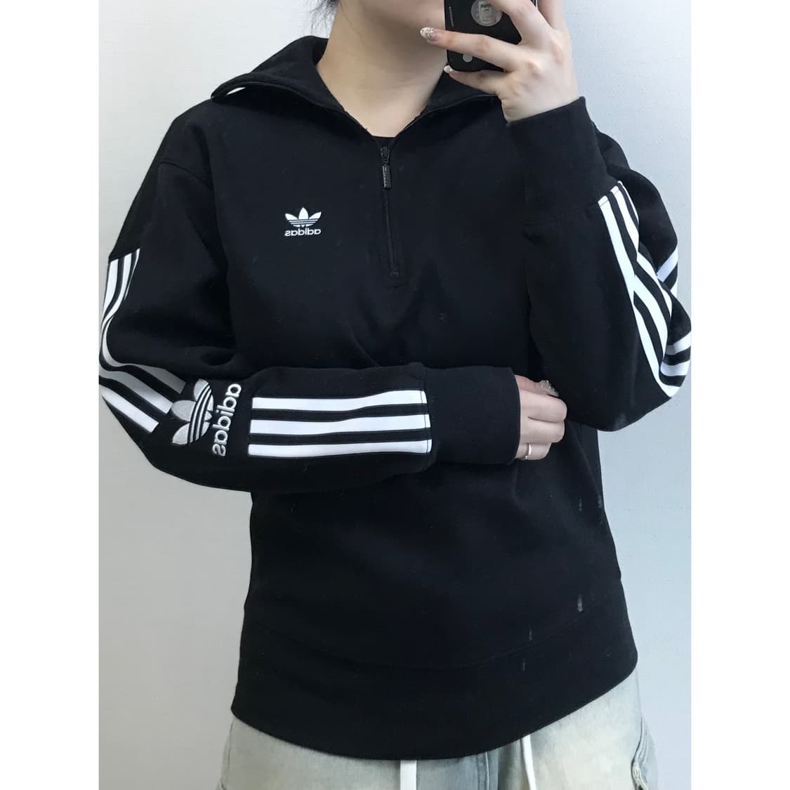 아디다스 파이어버드 트레이닝 하프집업 xs 상품이미지1