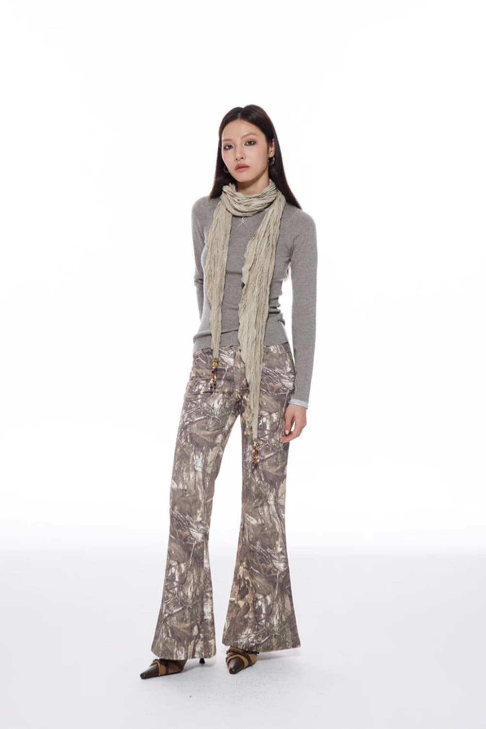 미스치프st 카모플라쥬 부츠컷 팬츠 #디스이즈네버뎃 오호스 스컬프터 상품이미지6