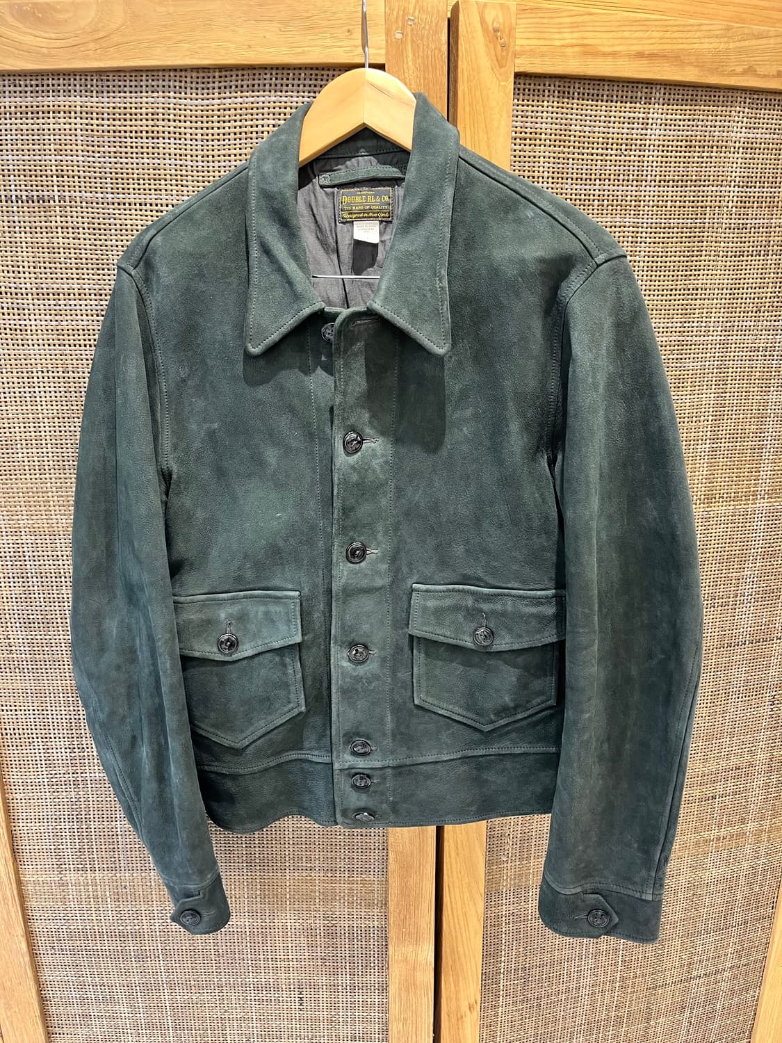 RRL 뉴스보이 스웨이드 가죽자켓 상품이미지3