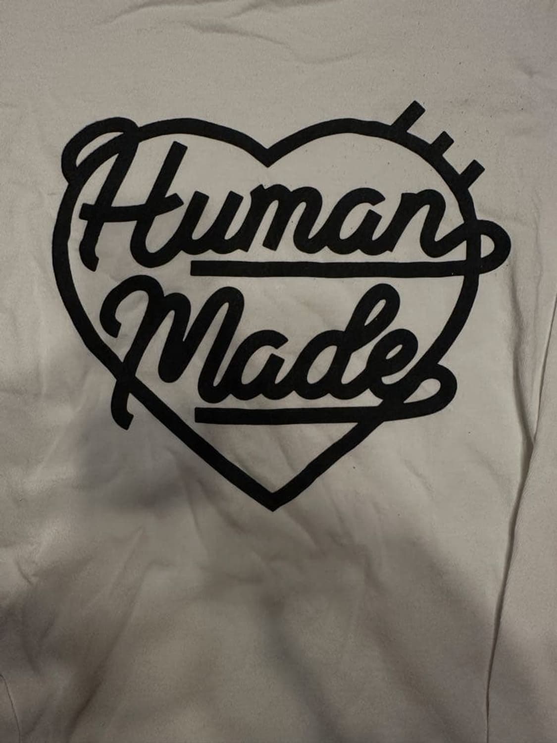 휴먼 메이드 하트 롱슬리브 티셔츠 화이트 상품이미지2