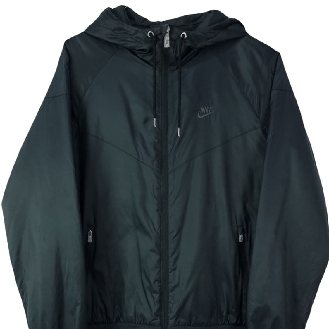 [나이키] 로고 자수 윈드러너 후드 바람막이 자켓 블랙 M18825 상품이미지4