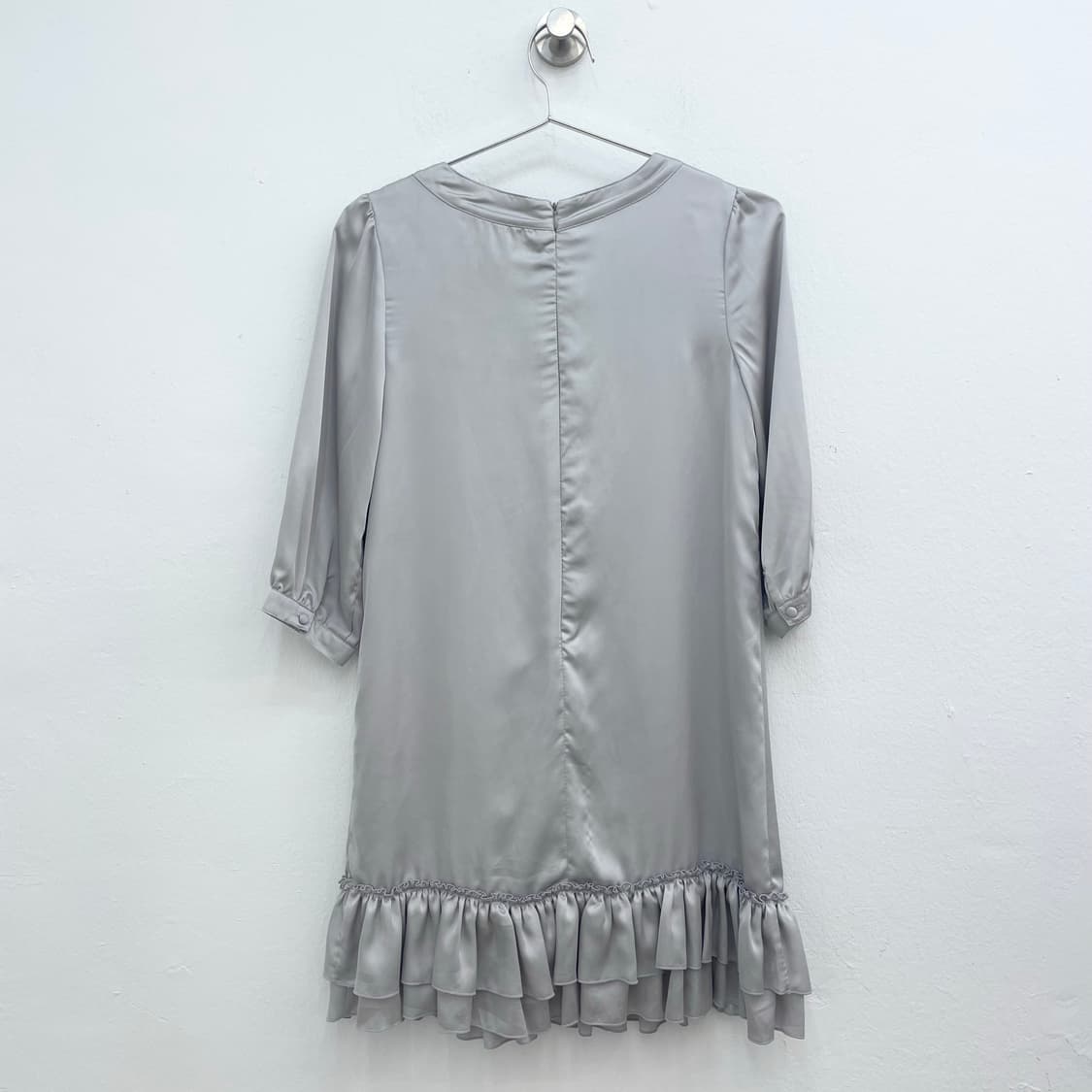 silver pleated dress 상품이미지4