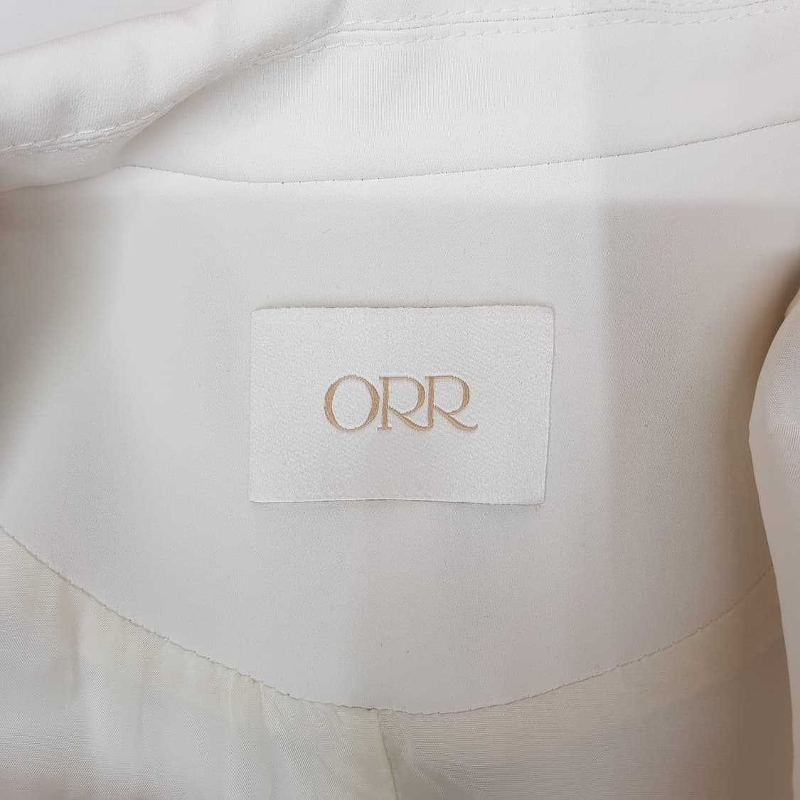 오르 2024 골드 버튼 크롭 반팔 자켓 블라우스 M사이즈 상품이미지7