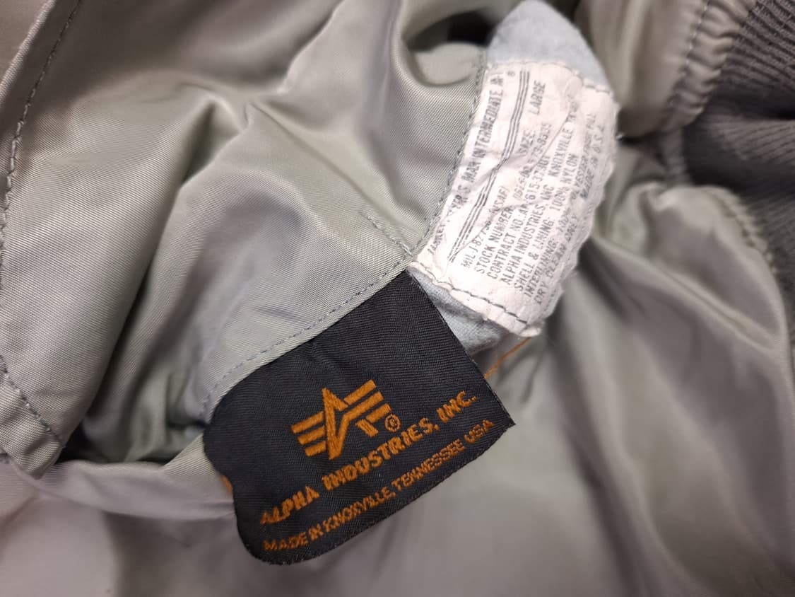 오리지날 미국제조 알파사 미공군 민수용 MA-1 항공자켓 상품이미지2