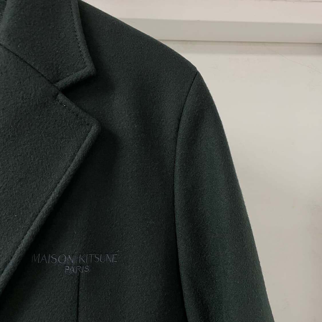 메종키츠네 그린 코트 36(W) 상품이미지4