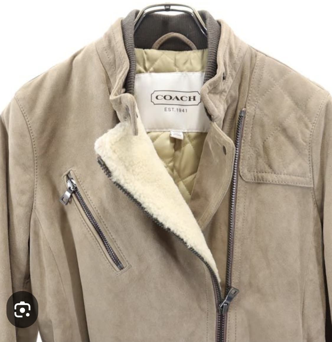 코치(Coach)의 스웨이드 가죽 재킷 상품이미지7