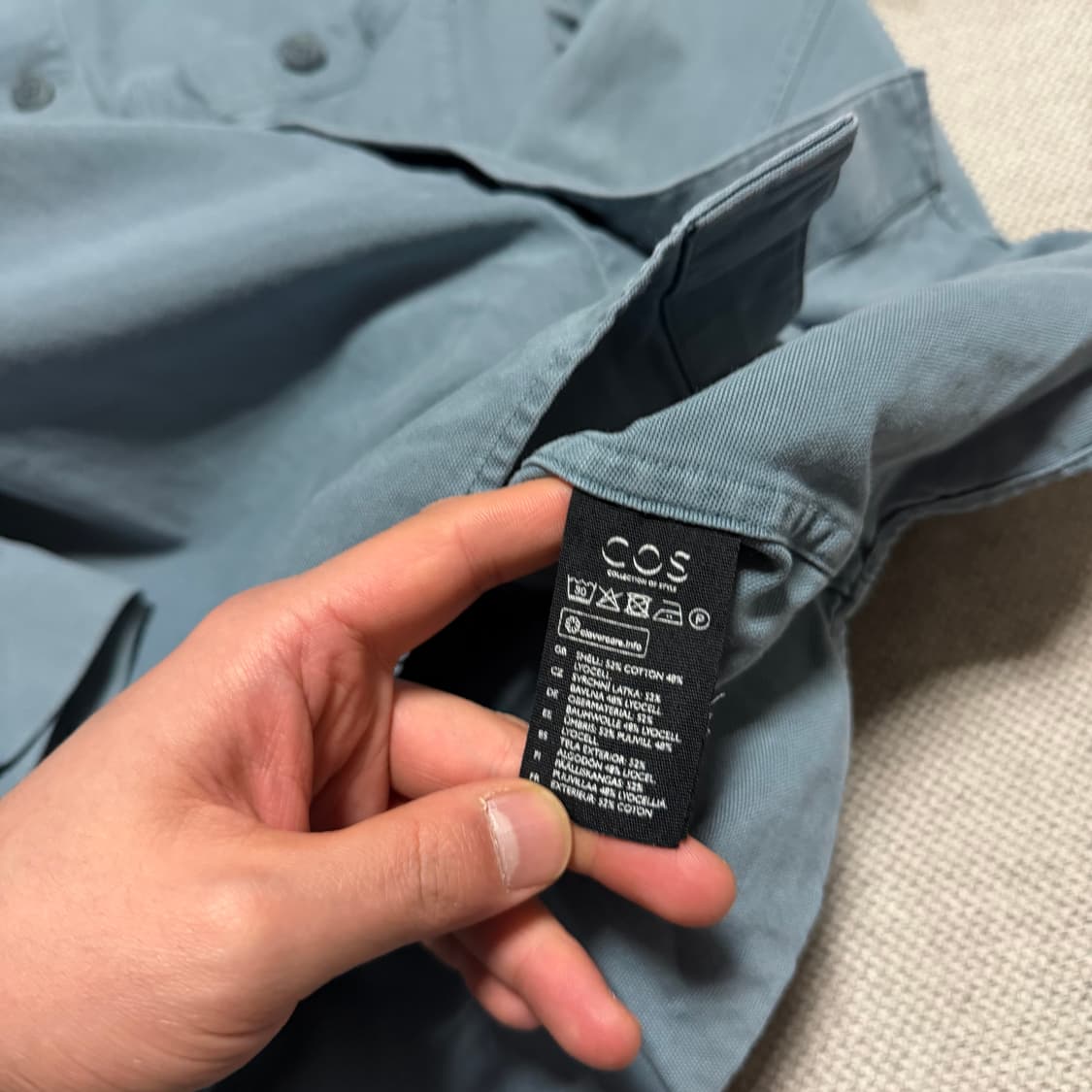 COS 코스 코튼 남방 상품이미지3