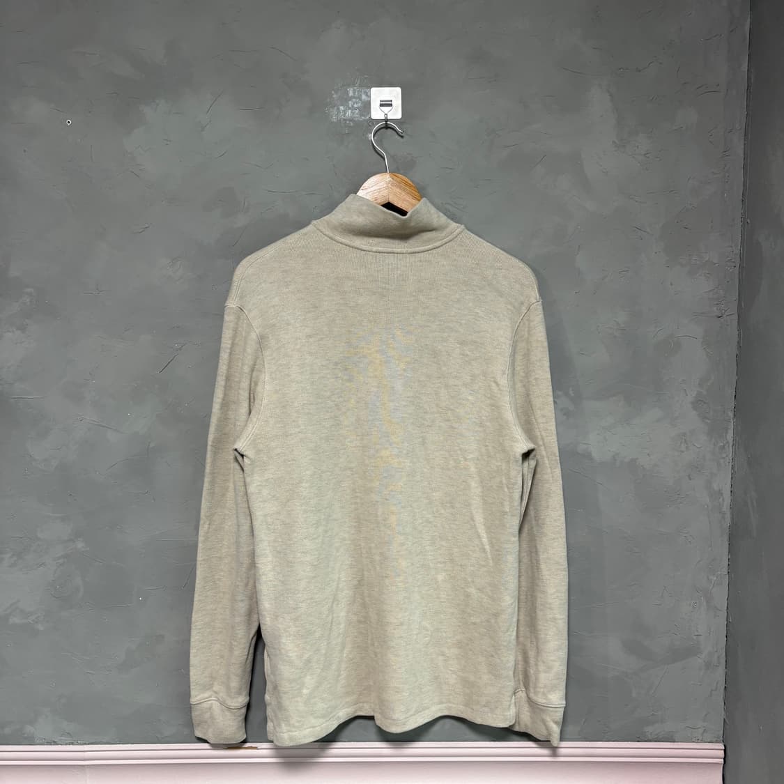 폴로 랄프로렌 니트 반집업 오트밀 베이지 상품이미지4