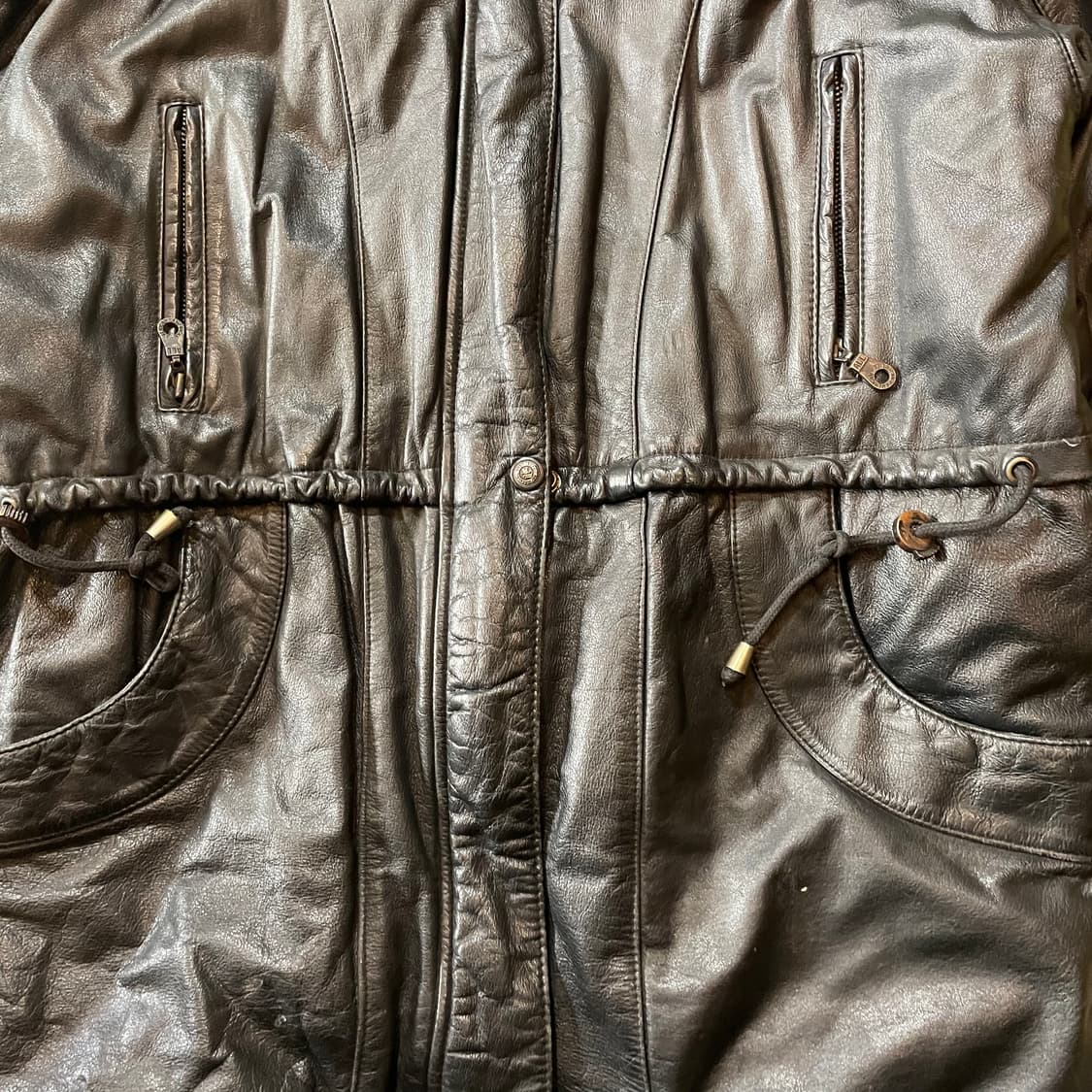 올아메리칸 레더 사파리 다운자켓 상품이미지4