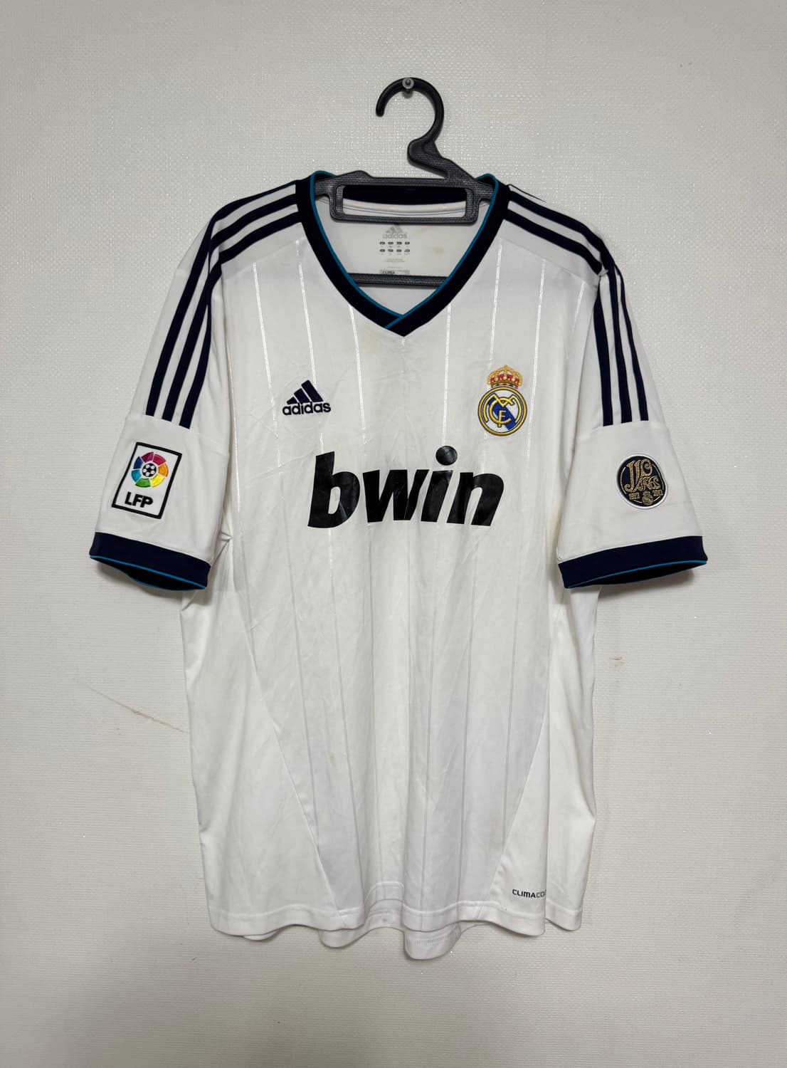 XL 아디다스 레알 마드리드 12-13 홈 유니폼 반팔 노마킹 상품이미지1