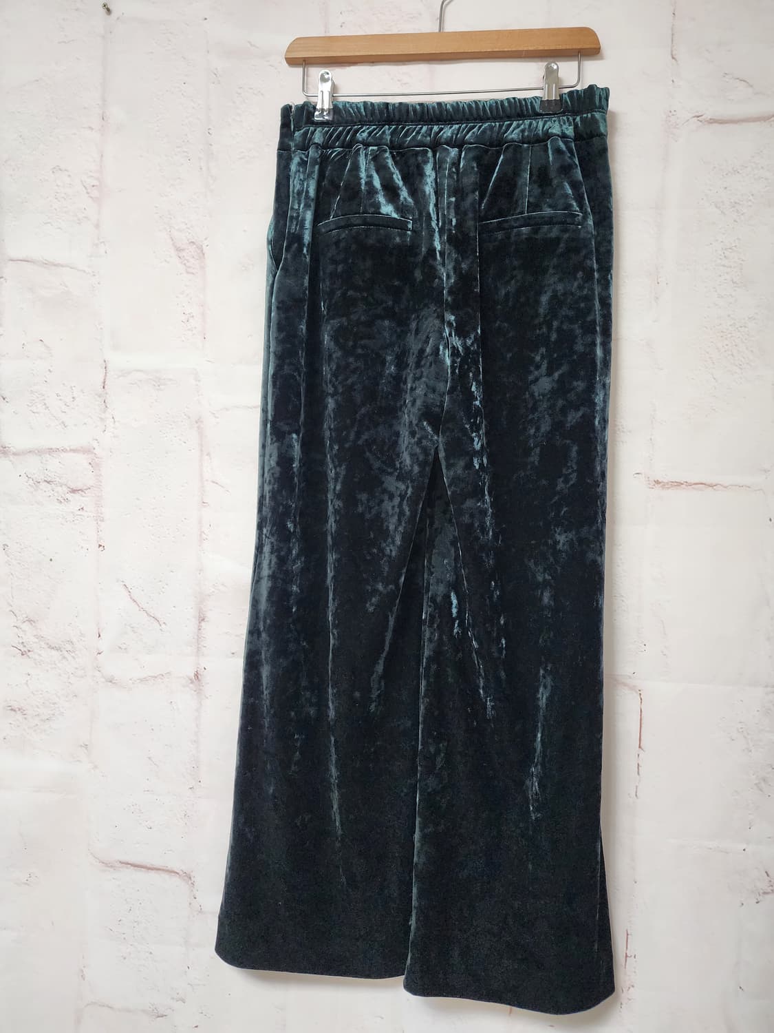 한섬 세컨플로어 벨벳 와이드 팬츠 상품이미지5