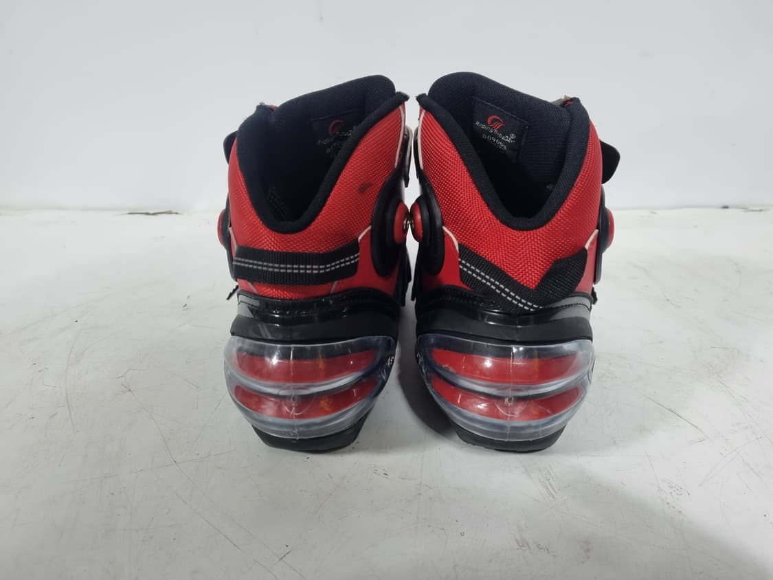 SPEED BIKERS 레드 오토바이 라이딩 숏부츠 상품이미지3