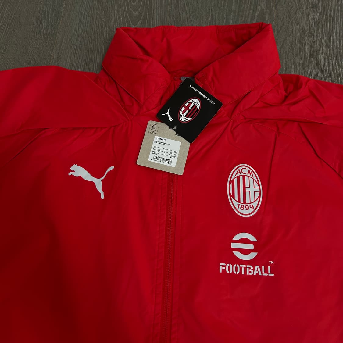 (새상품) 푸마 AC밀란 올웨더 자켓 바람막이 상품이미지2