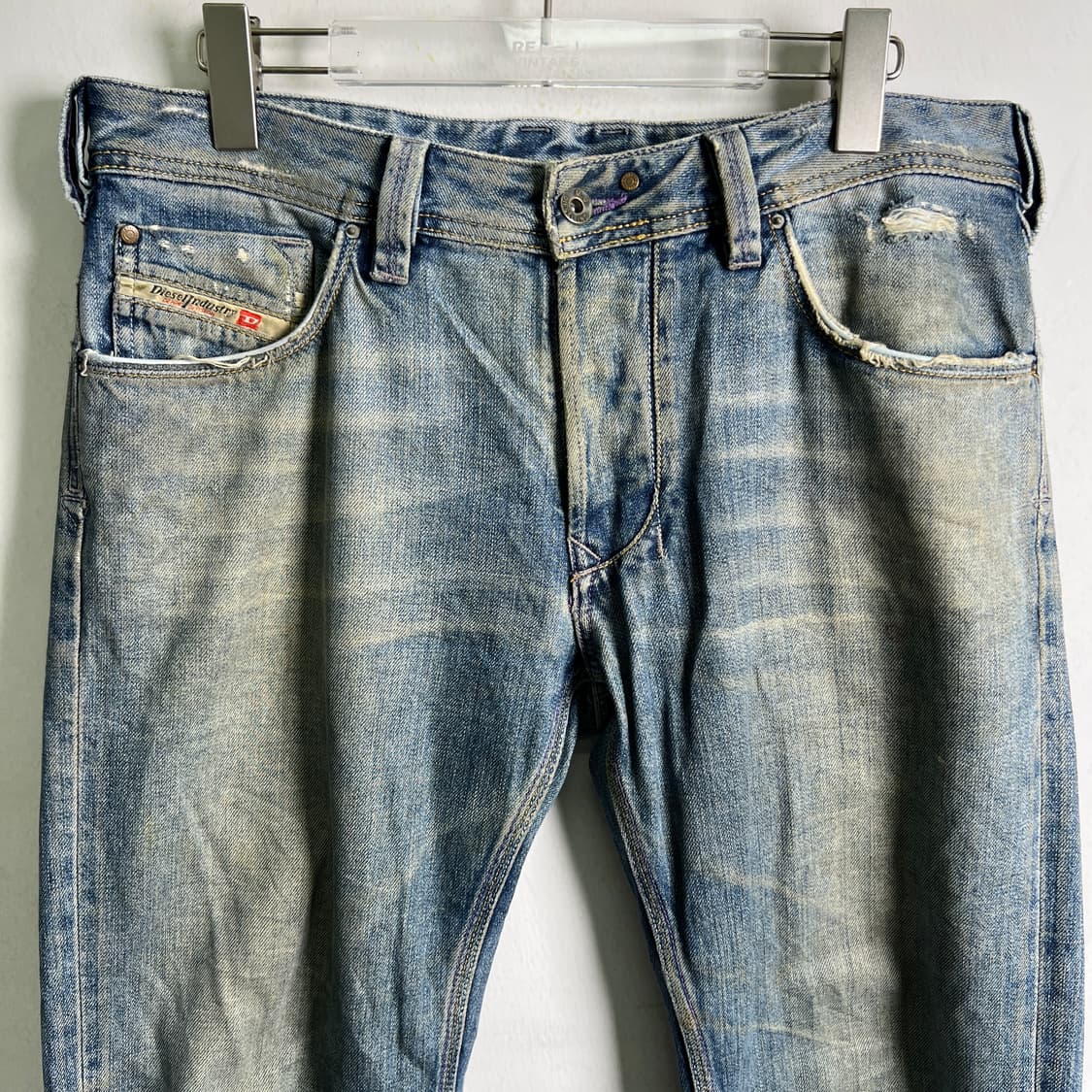 Diesel 디젤 빈티지 워싱 데님 팬츠 33 상품이미지4