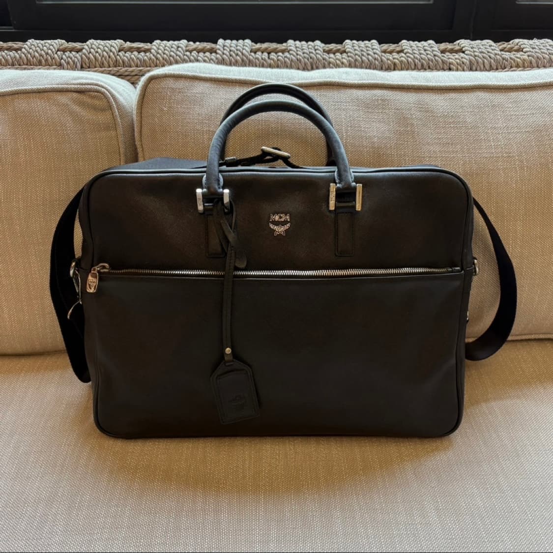 MCM 크로스 레더 브리프케이스 상품이미지1