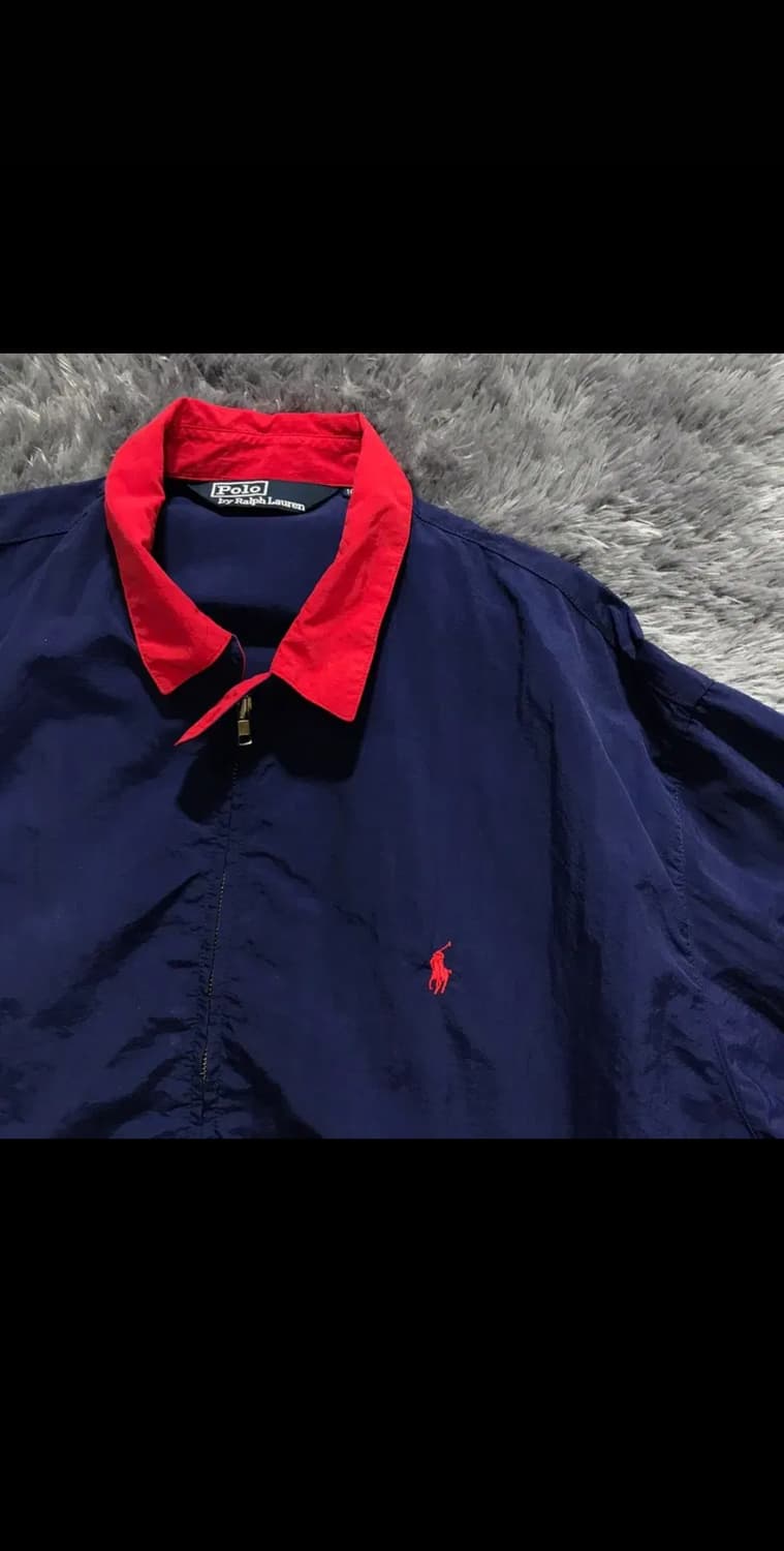 [[L-XL, A급]# 폴로(POLO)랄프로렌 우븐 스윙톱 바람막이 집업 상품이미지4