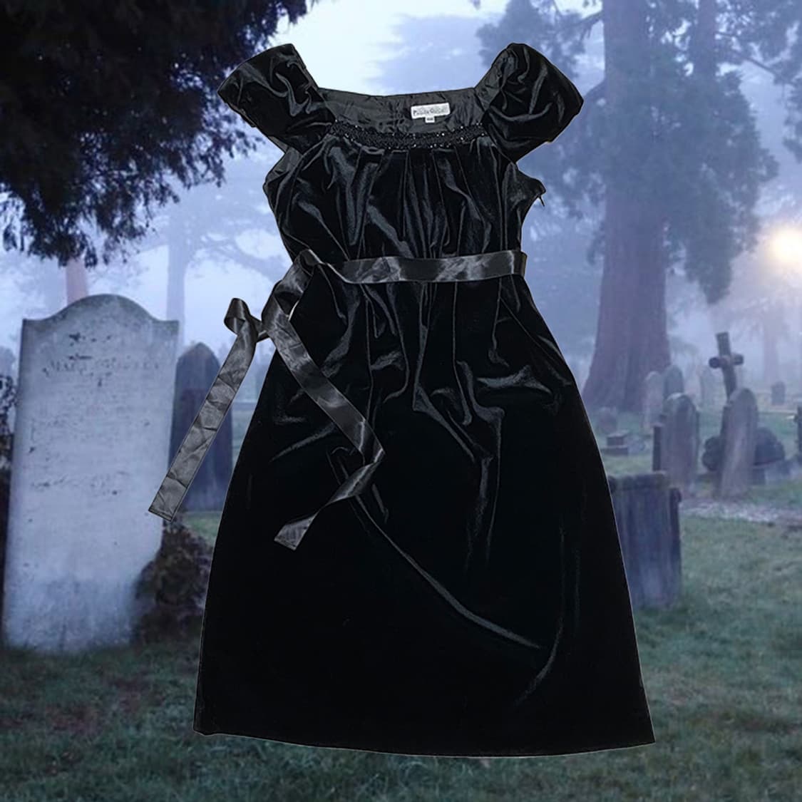 벨벳 스퀘어넥 로맨틱 원피스 상품이미지1