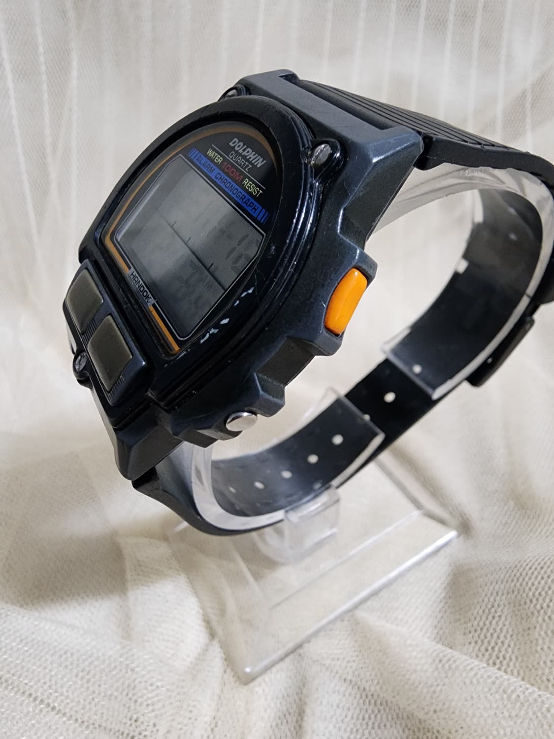 빈티지 80's 오리지널 한독 돌핀 전자시계 상품이미지5