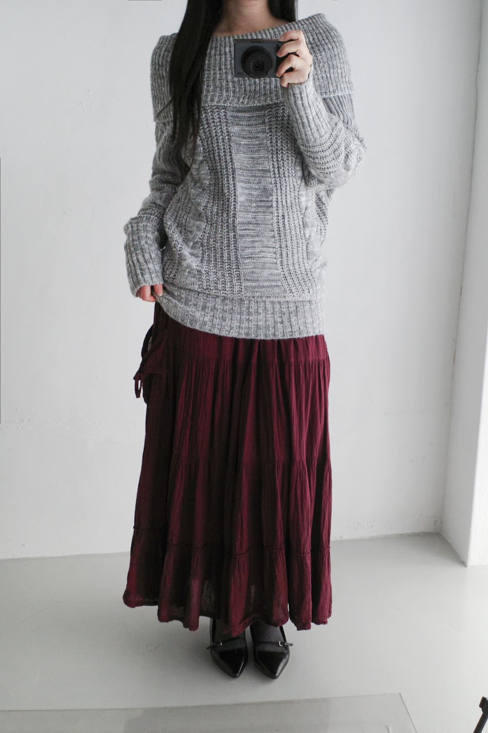 draping long knit  상품이미지5