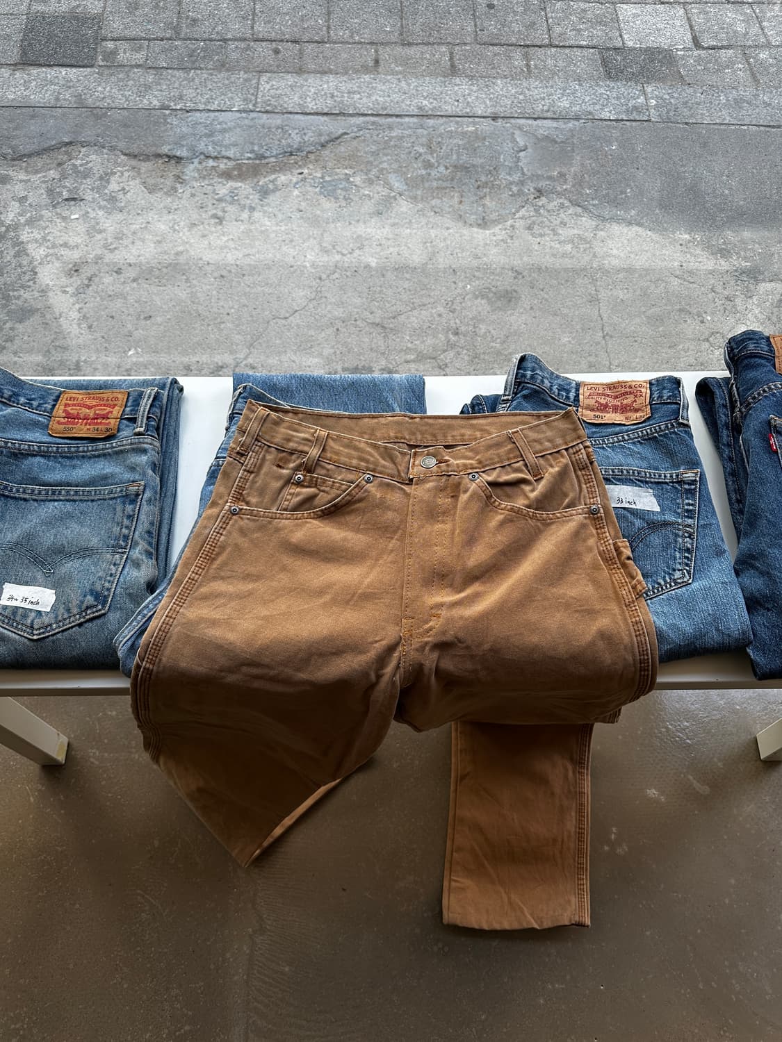 디키즈 브라운 카펜터 워크팬츠  상품이미지4