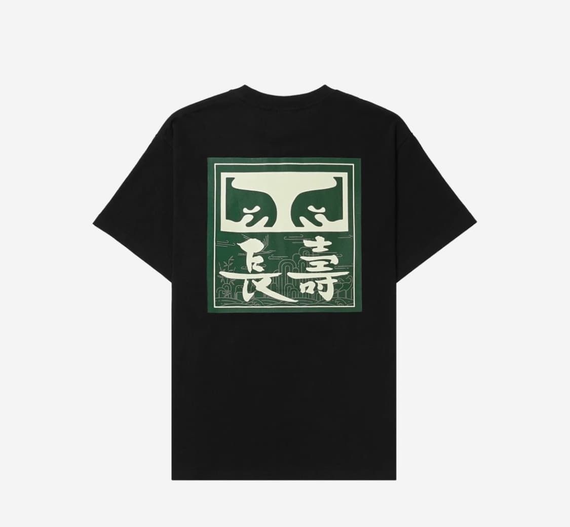 오베이 x 장수 티셔츠 블랙/L 상품이미지2