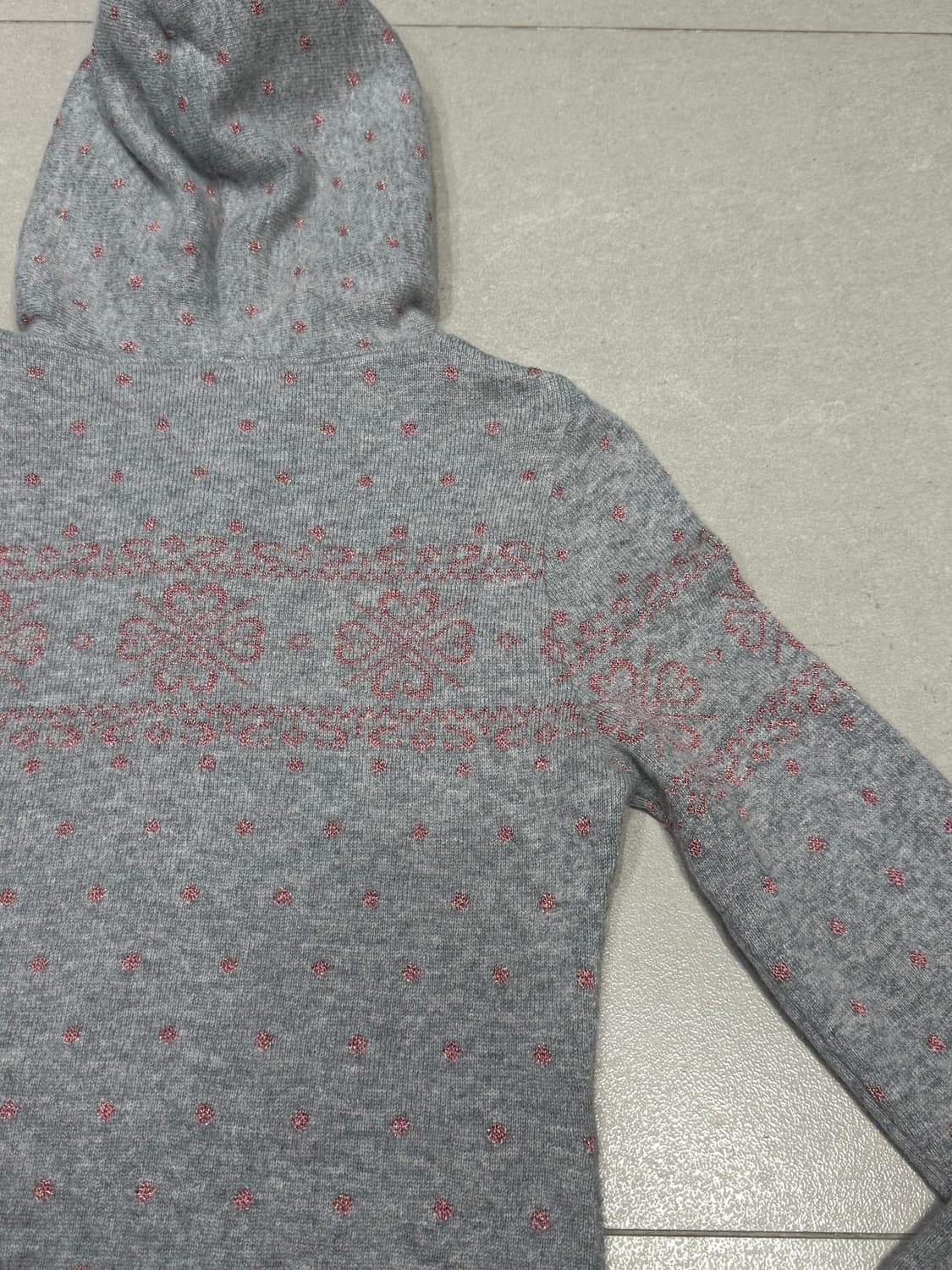 히스테릭 글래머 아카이브 폴카닷 유니콘 클로버 패턴 후드 집업 자켓 상품이미지9