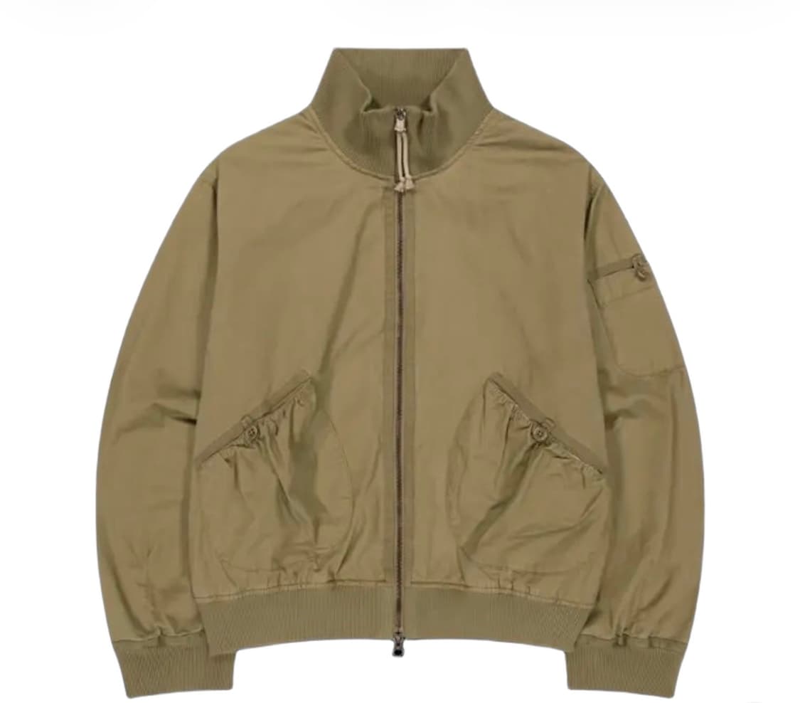 코이세이오 더스티 코튼 봄버 자켓 베이지 상품이미지1