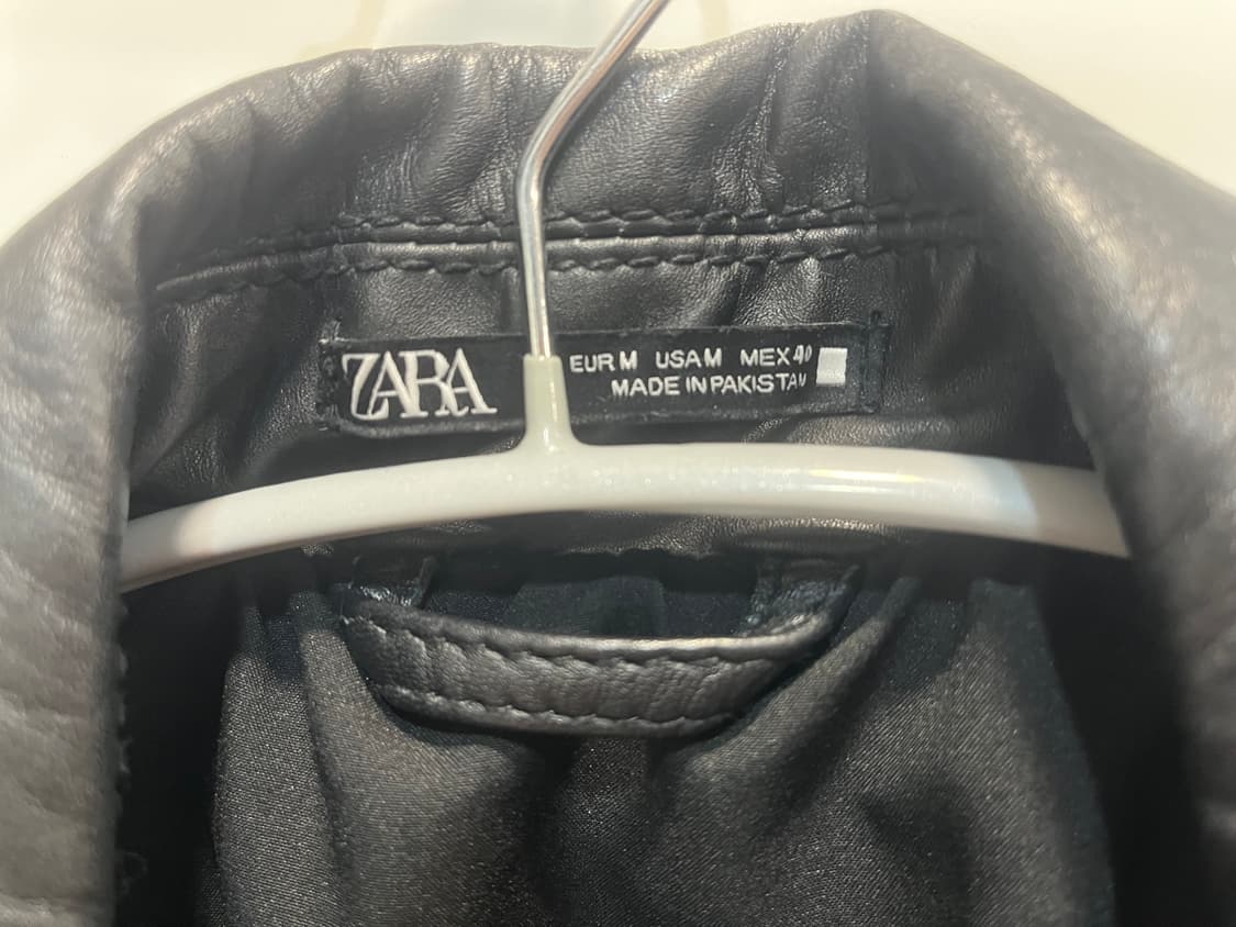 자라 레더 바이커 점퍼 상품이미지4