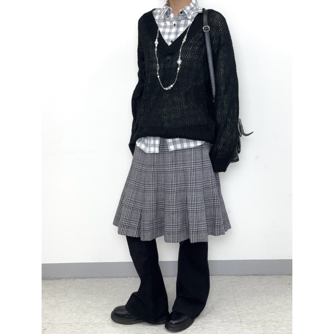 빈티지 블랙 니트 상품이미지2