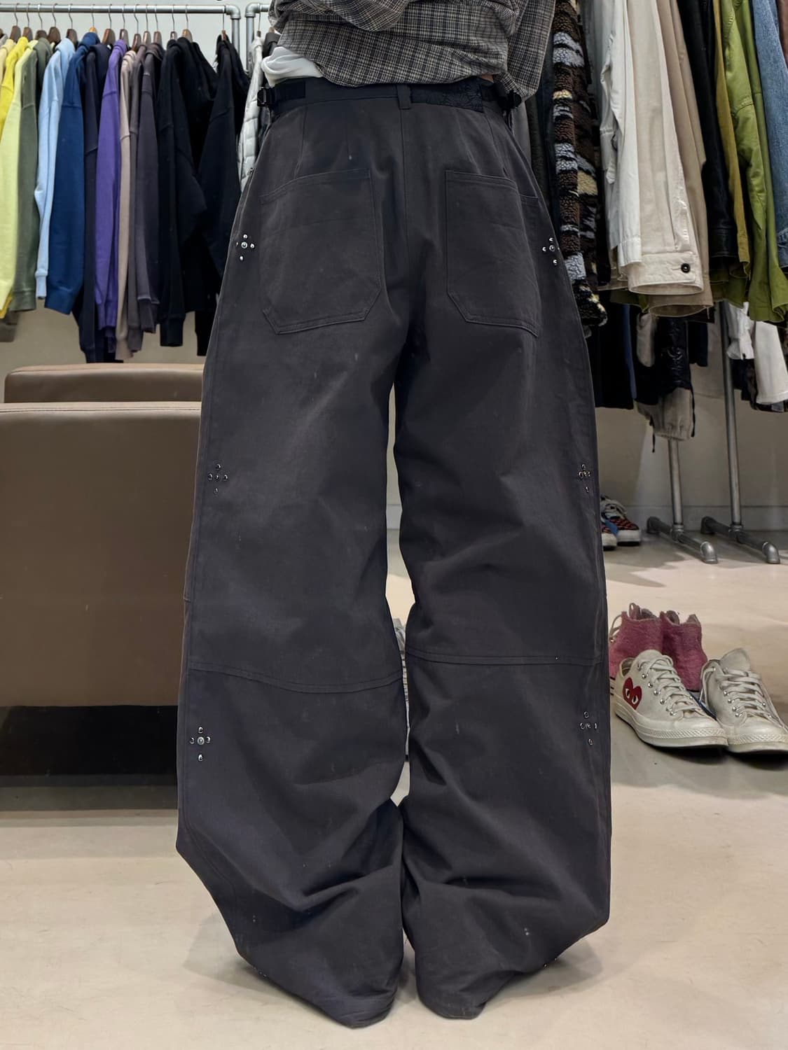 폴리테루 스터드 팬츠 상품이미지5