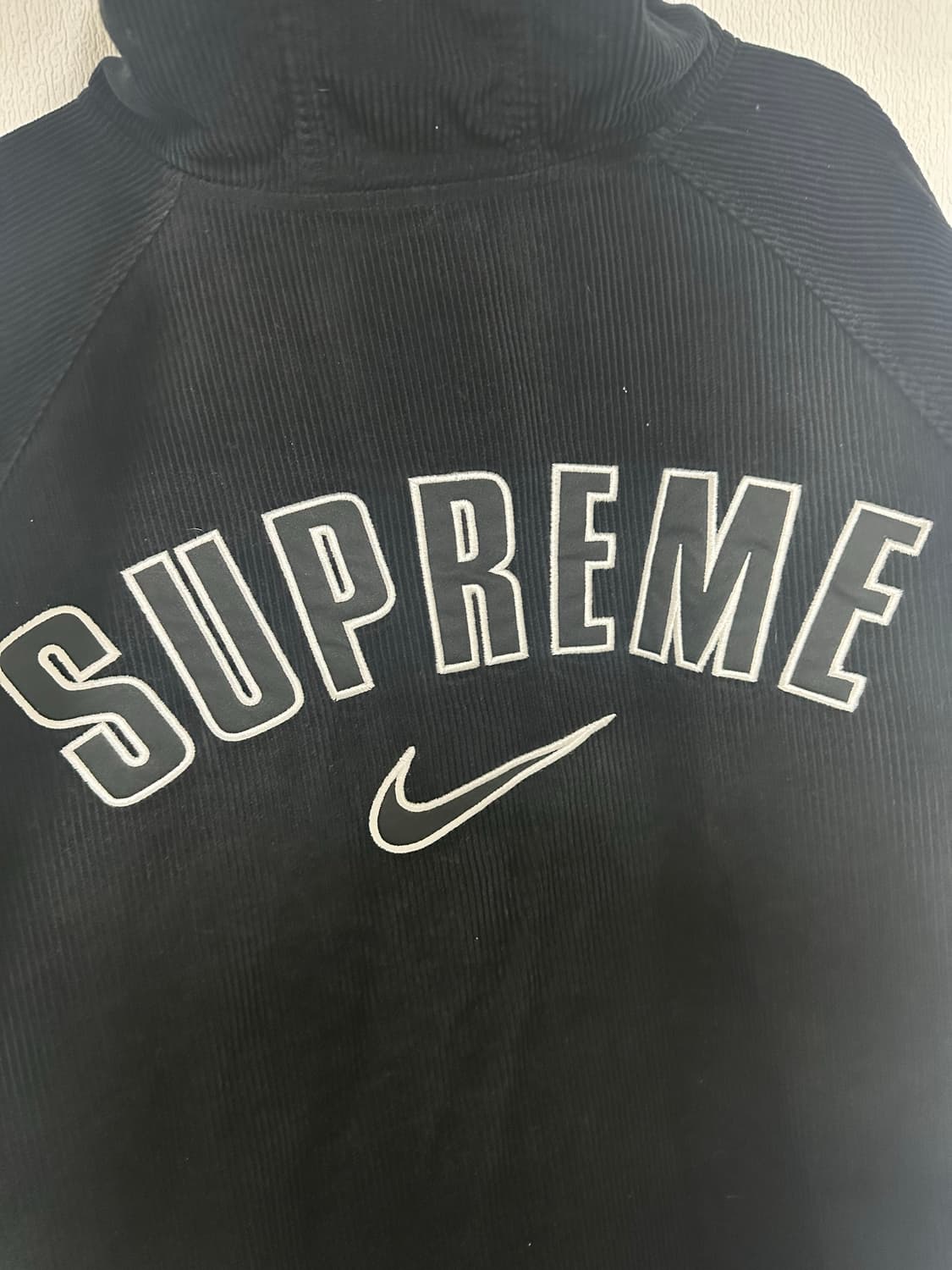 슈프림 x 나이키 아크 코듀로이 후드 자켓 블랙 M 상품이미지3