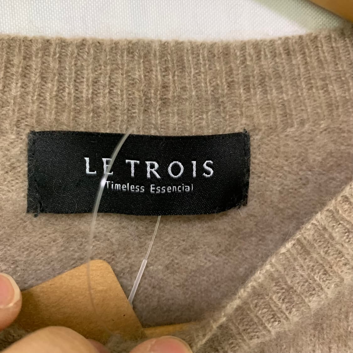 르트와 빈티지 캐시미어 100 스웨터 베이지 여성 니트 스웨터 55  상품이미지4