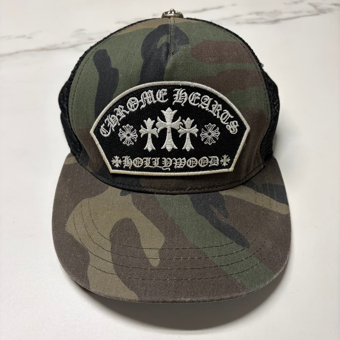 크롬하츠 세메터리 킹타코 메쉬 트러커 캡 모자 카모 OS 상품이미지1