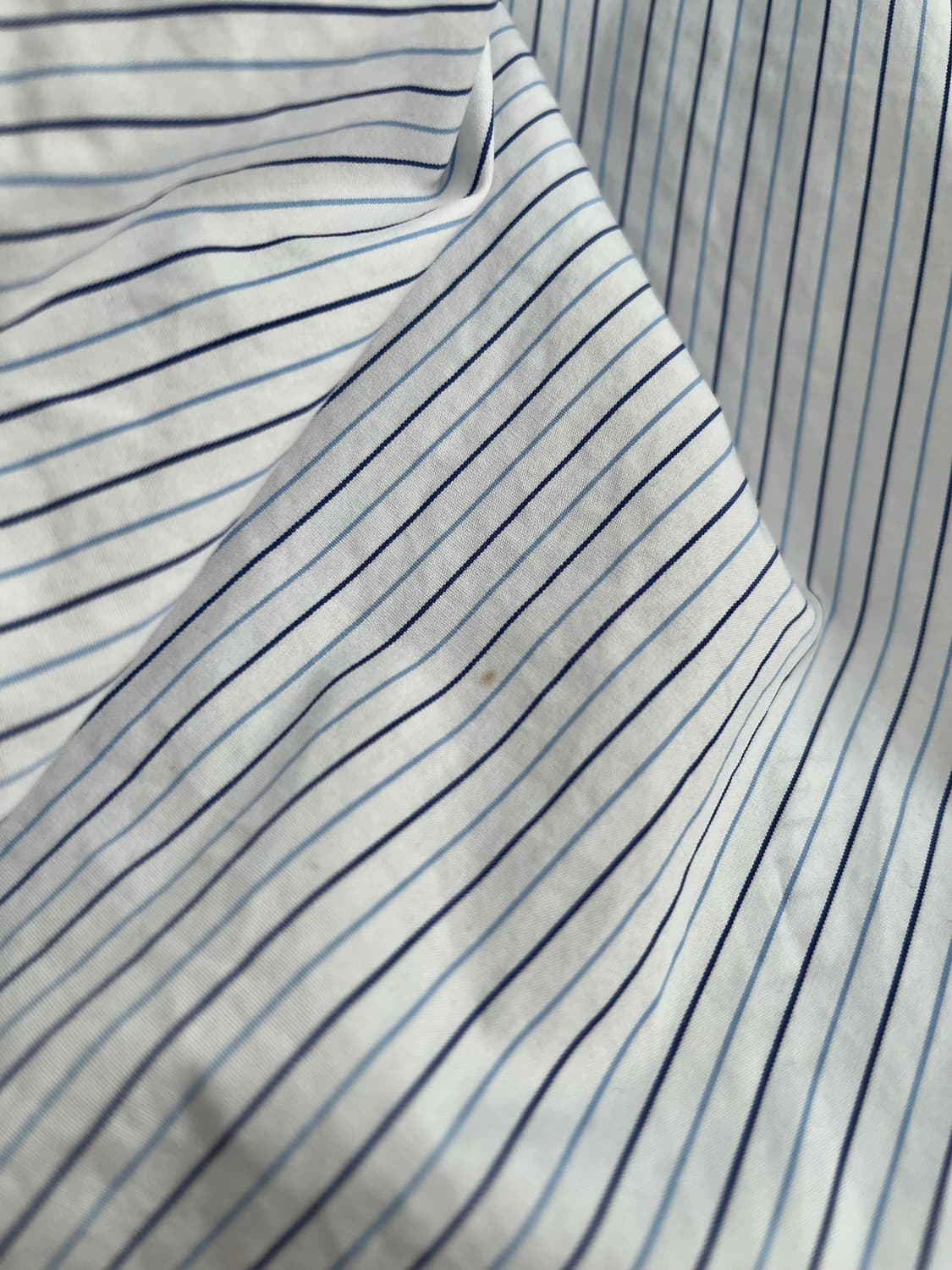 34) 코스 COS 여성 스트라이프 롱 셔츠 블루 상품이미지8