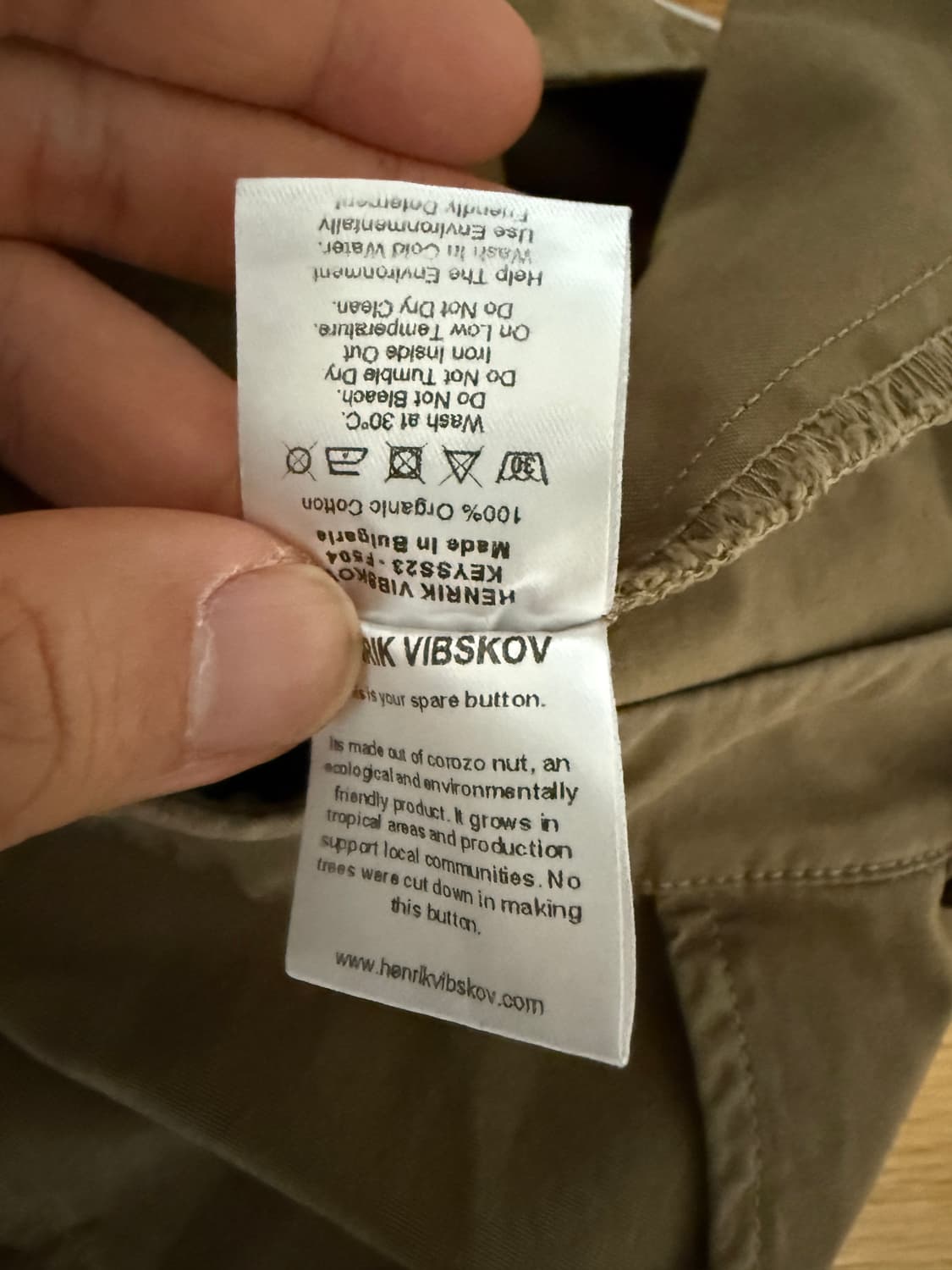 헨릭 빕스코브(HENRIK VIBSKOV) 코튼 팬츠 78,000원 -  상품이미지8