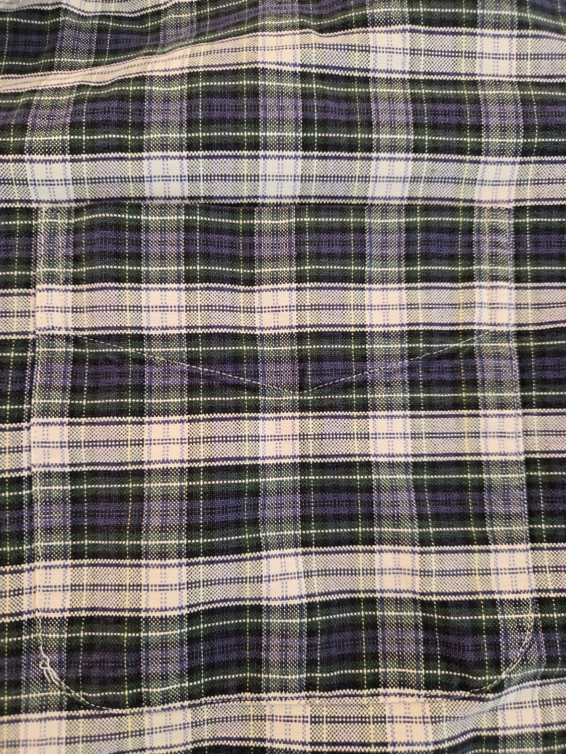 랄프로렌 체크 남방 네이비 오버핏 셔츠 105 상품이미지4