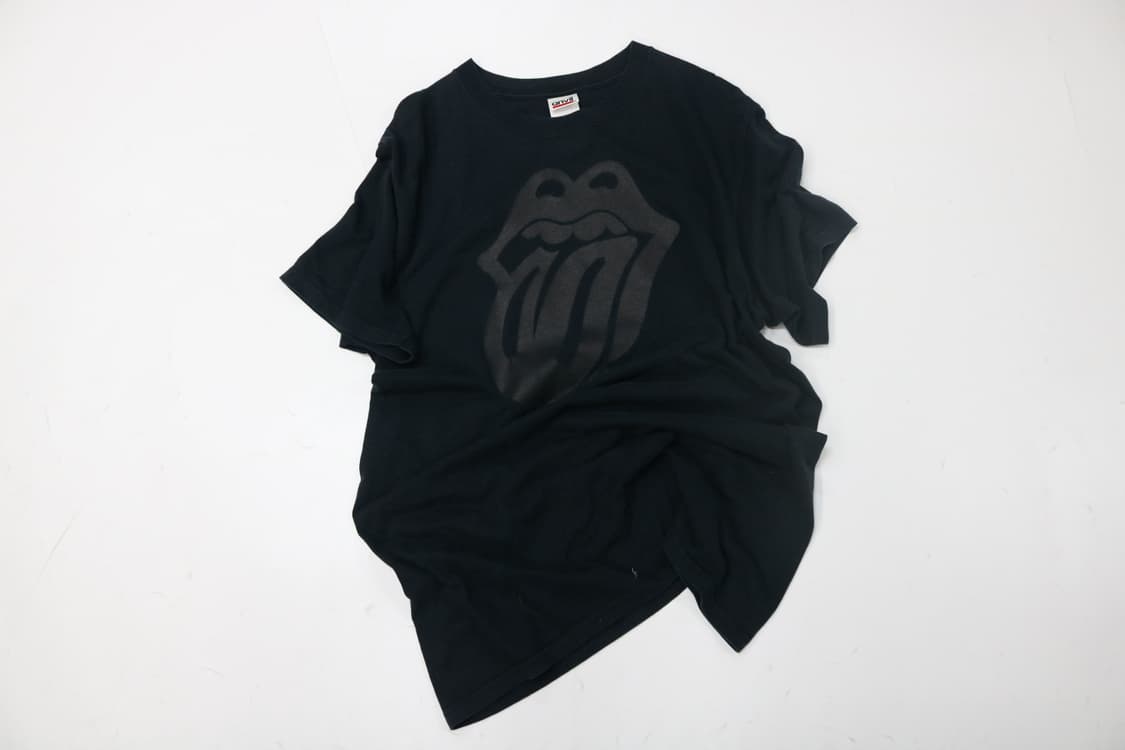 롤링스톤즈 2006 투어 빈티지 블랙 티셔츠 (L) 상품이미지2