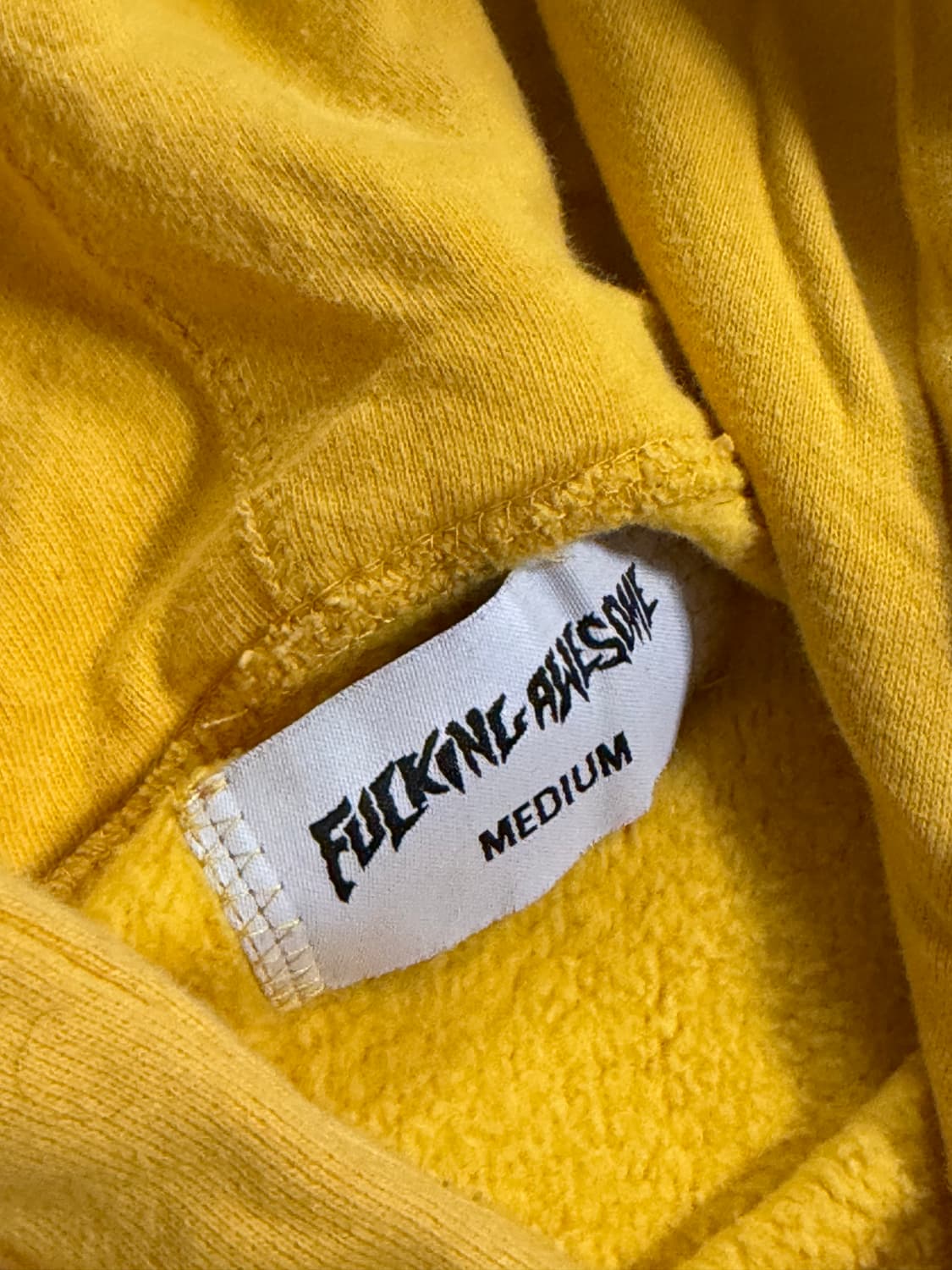 퍼킹어썸 그래픽 로고 후드티 상품이미지3