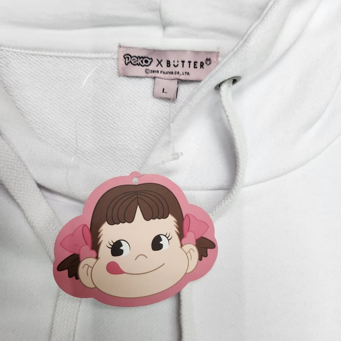새상품 BUTTER x PEKO  밀키캔디 후드티  L 상품이미지2