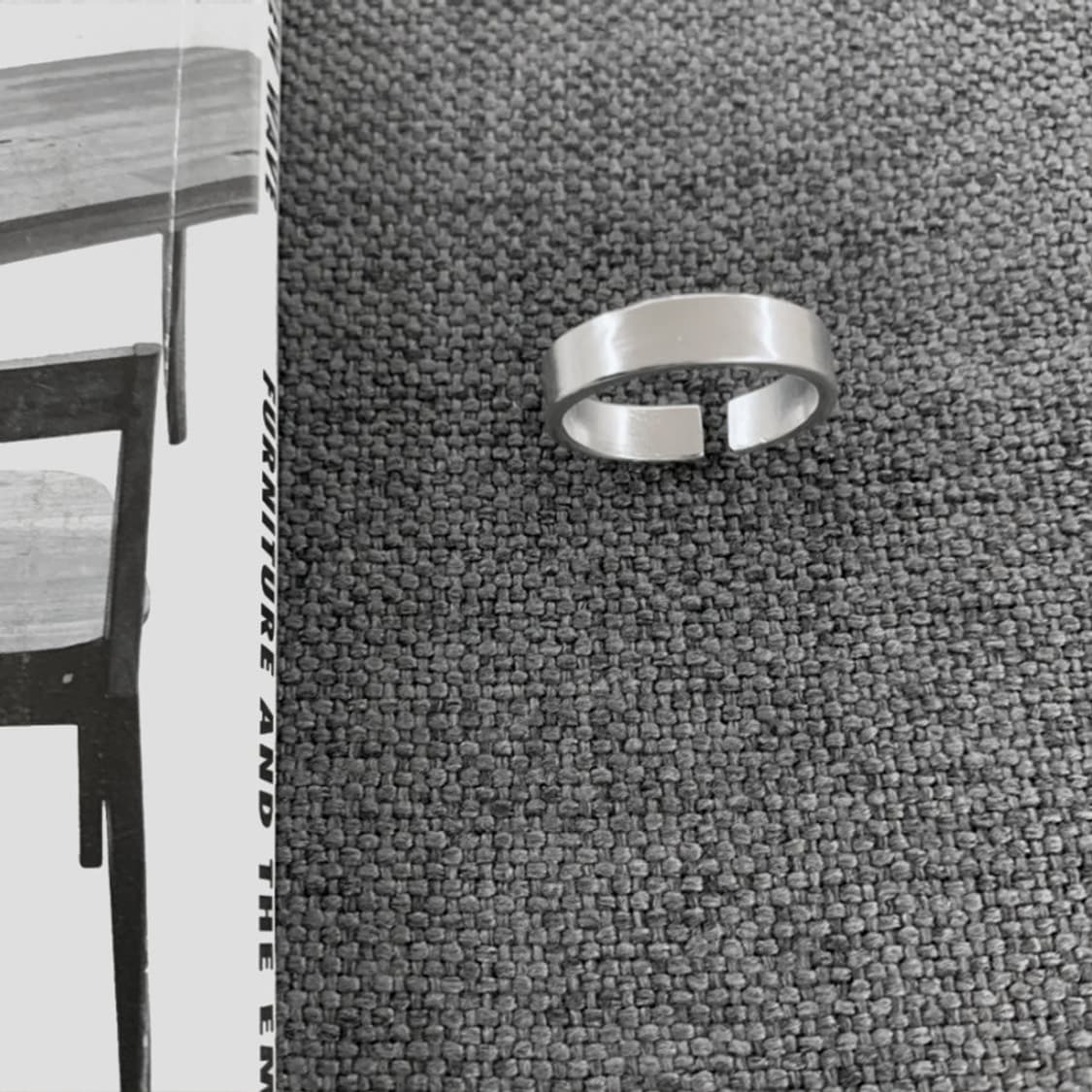 Mens) 925 Fade Silver Ring 상품이미지1