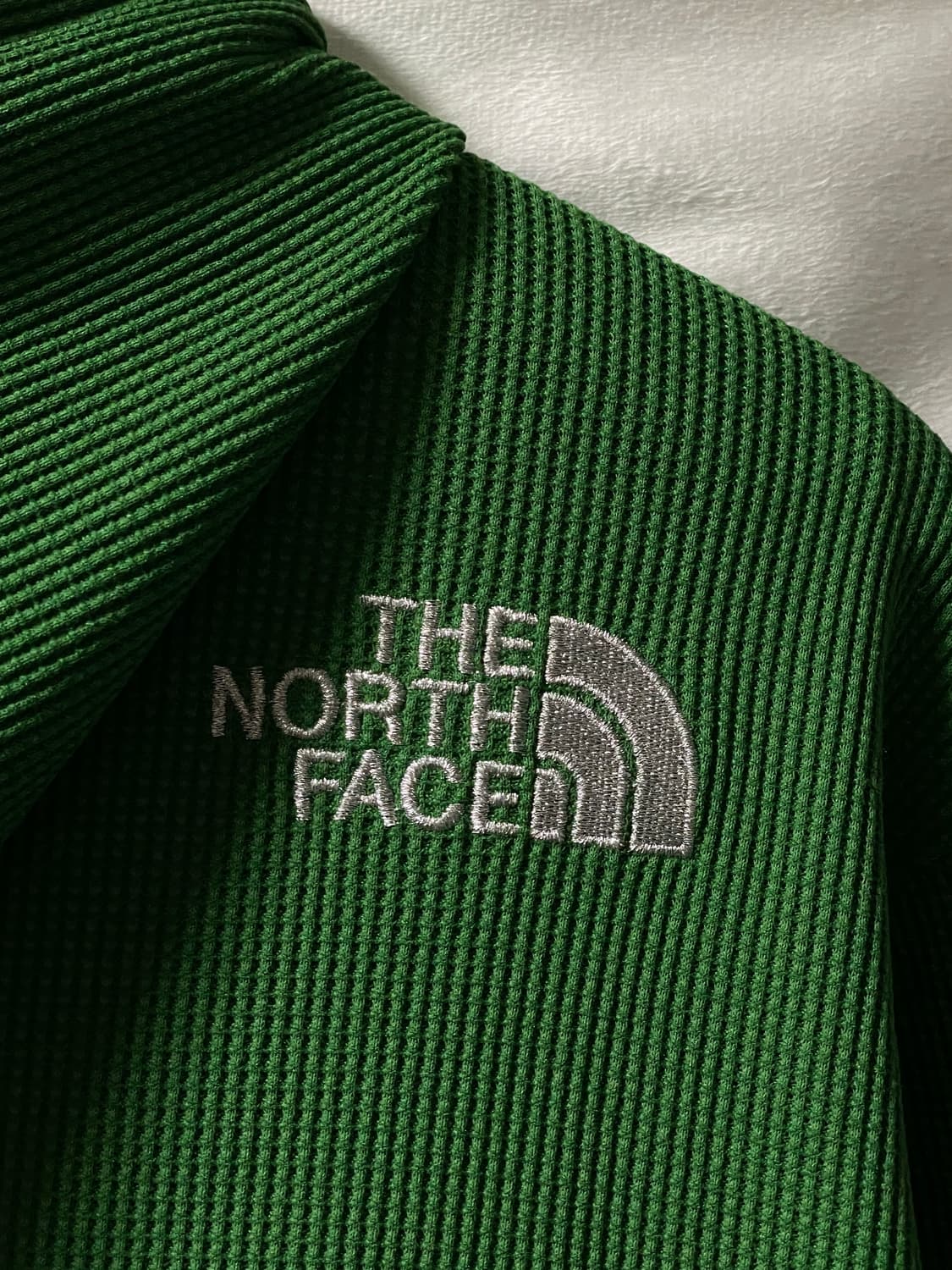 100L 노스페이스 와플 그린 후드집업 라지 상품이미지4