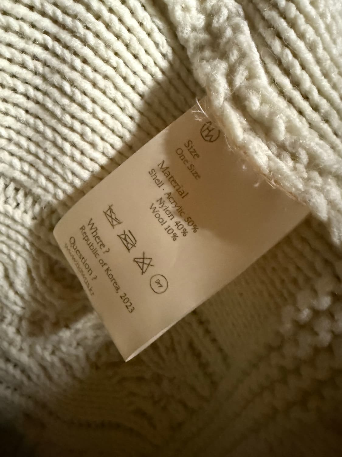 호와스 BREAD KNIT (Butter) 상품이미지6