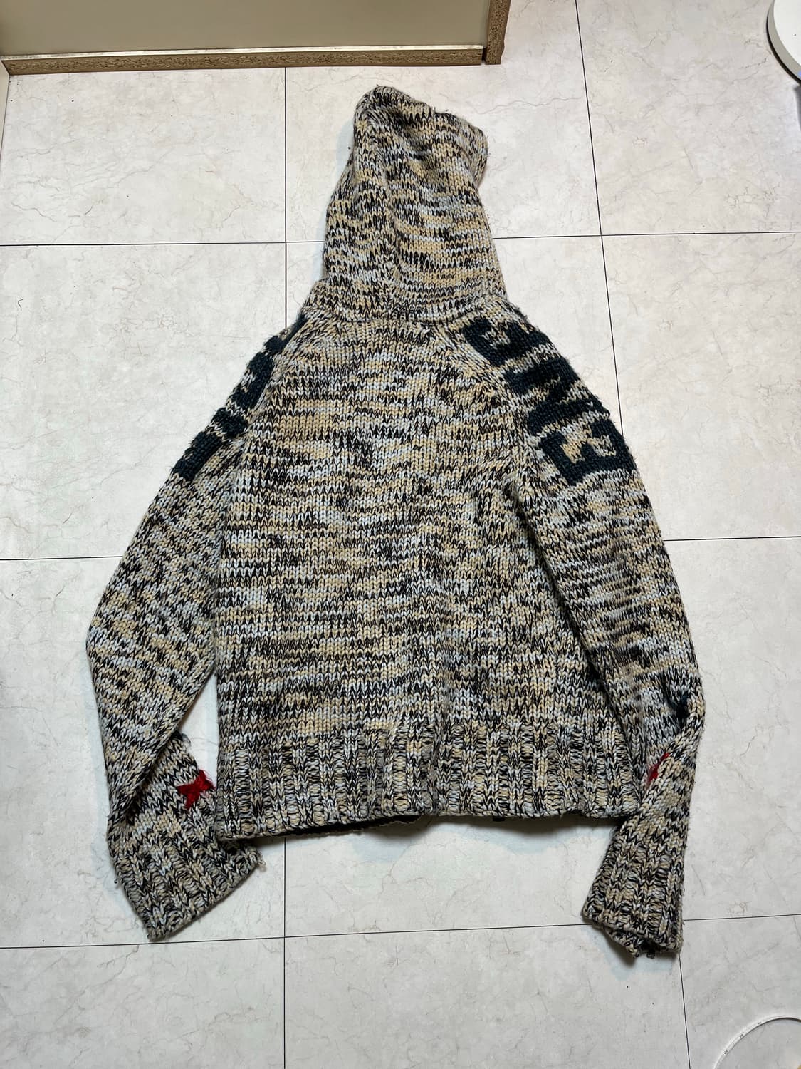 Made in italy Energie 니티드 투웨이 후드집업 자켓 상품이미지5