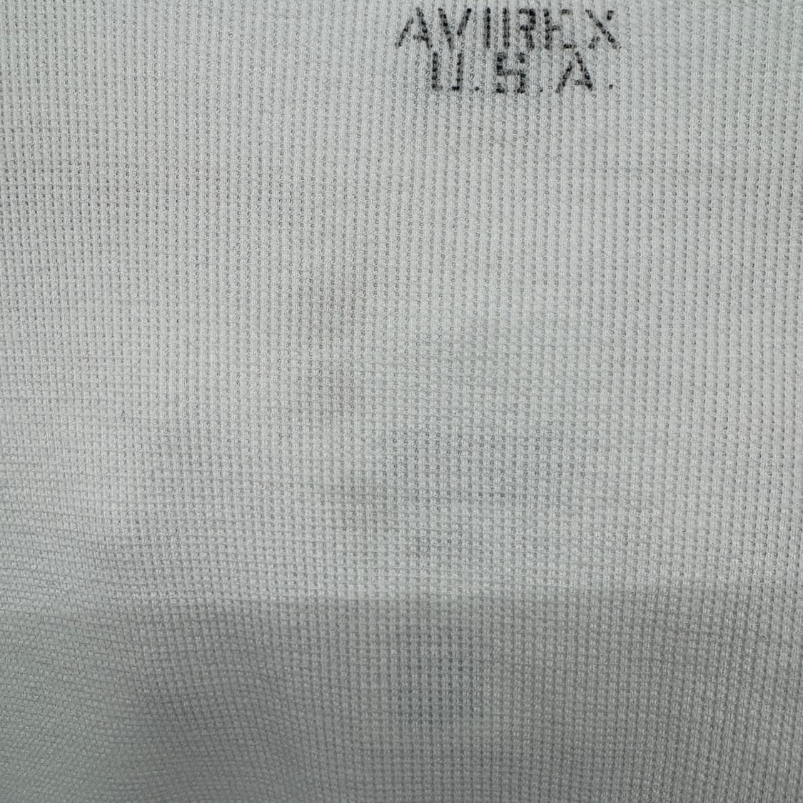 AVIREX U.S.A 와플 반팔 티셔츠 남성M 상품이미지7