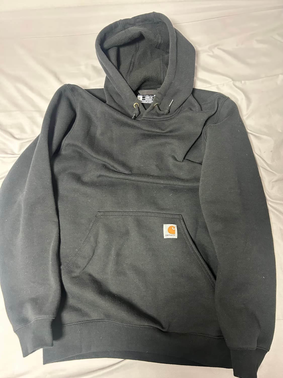 칼하트 기모 후드티 블랙 s 상품이미지2