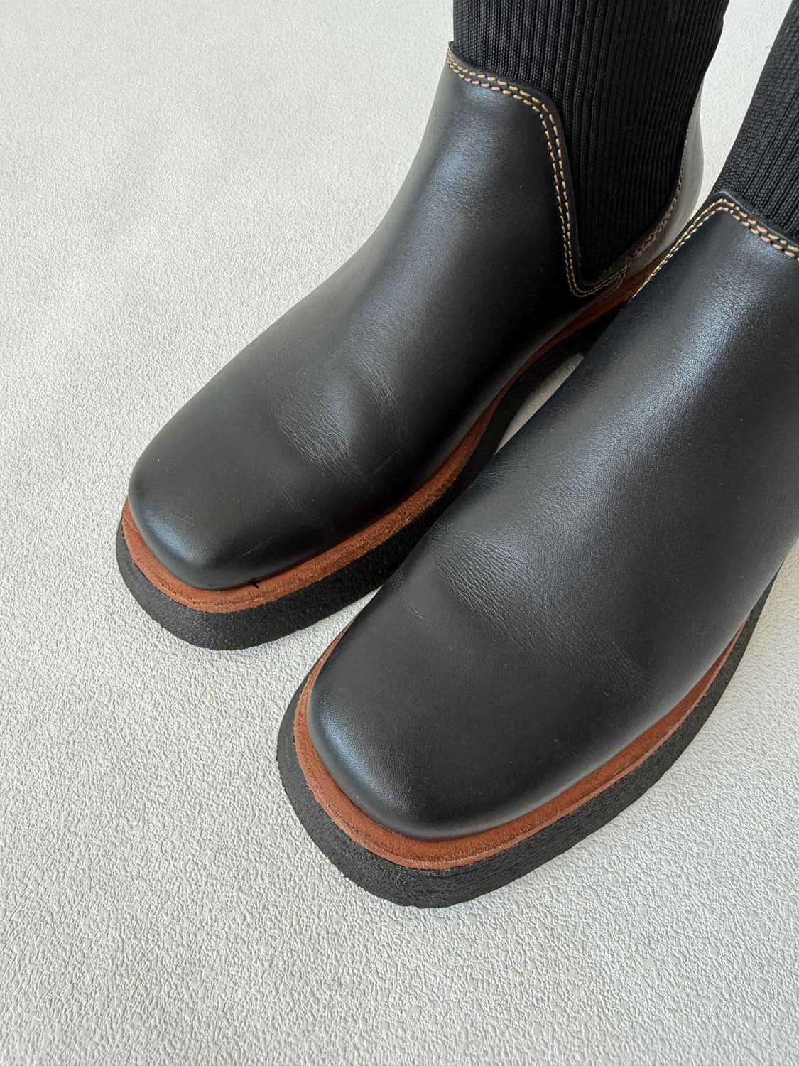 [235]코스(COS) 레더 첼시 부츠(극미중고) 상품이미지8