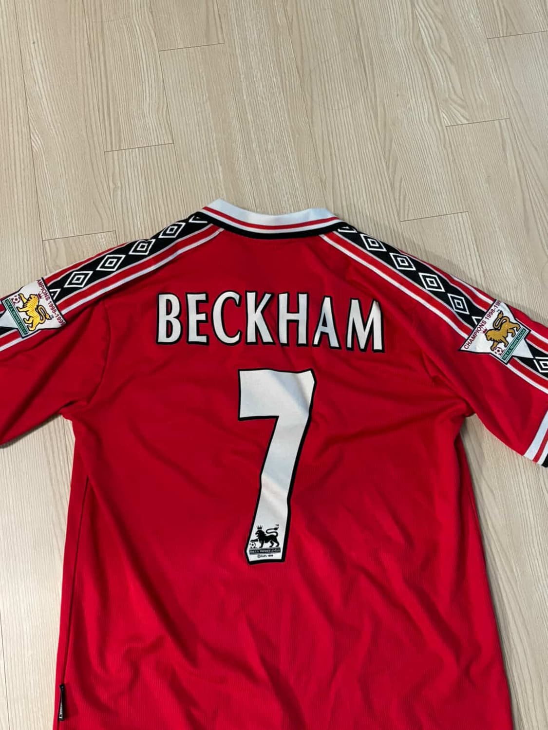 맨체스터 유나이티드 베컴 7번 홈 저지 (Umbro / SHARP / 레 상품이미지1